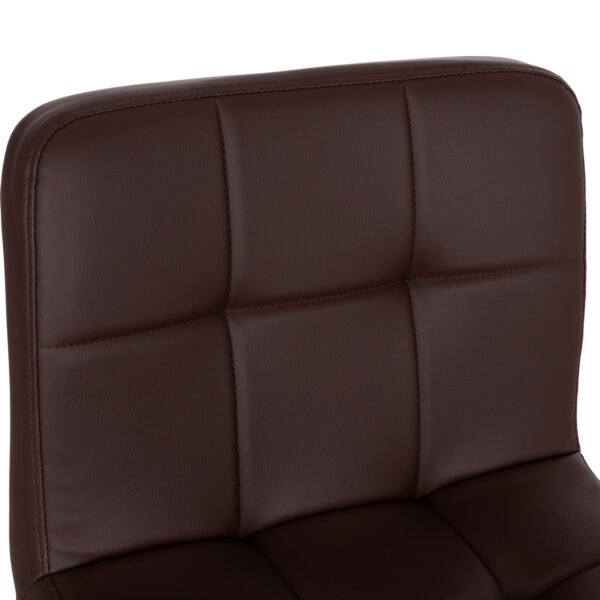 ΣΚΑΜΠΟ ΜΠΑΡ ΠΕΡΙΣΤΡΕΦΟΜΕΝΟ DIANA HM202.23 ΚΑΦΕ PU--ΜΕΤΑΛΛΟ ΧΡΩΜΙΟ 44x52x109Υεκ. - Image 7