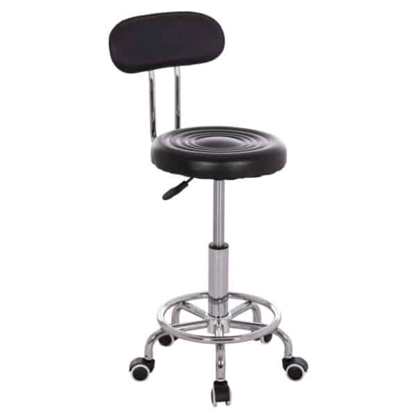 ΣΚΑΜΠΟ ΠΕΡΙΣΤΡΕΦΟΜΕΝΟ ΣΧΕΔΙΑΣΤΗΡΙΟΥ IRIS HM211.21 PU ΜΑΥΡΟ HOMEMARKT 34x43x86