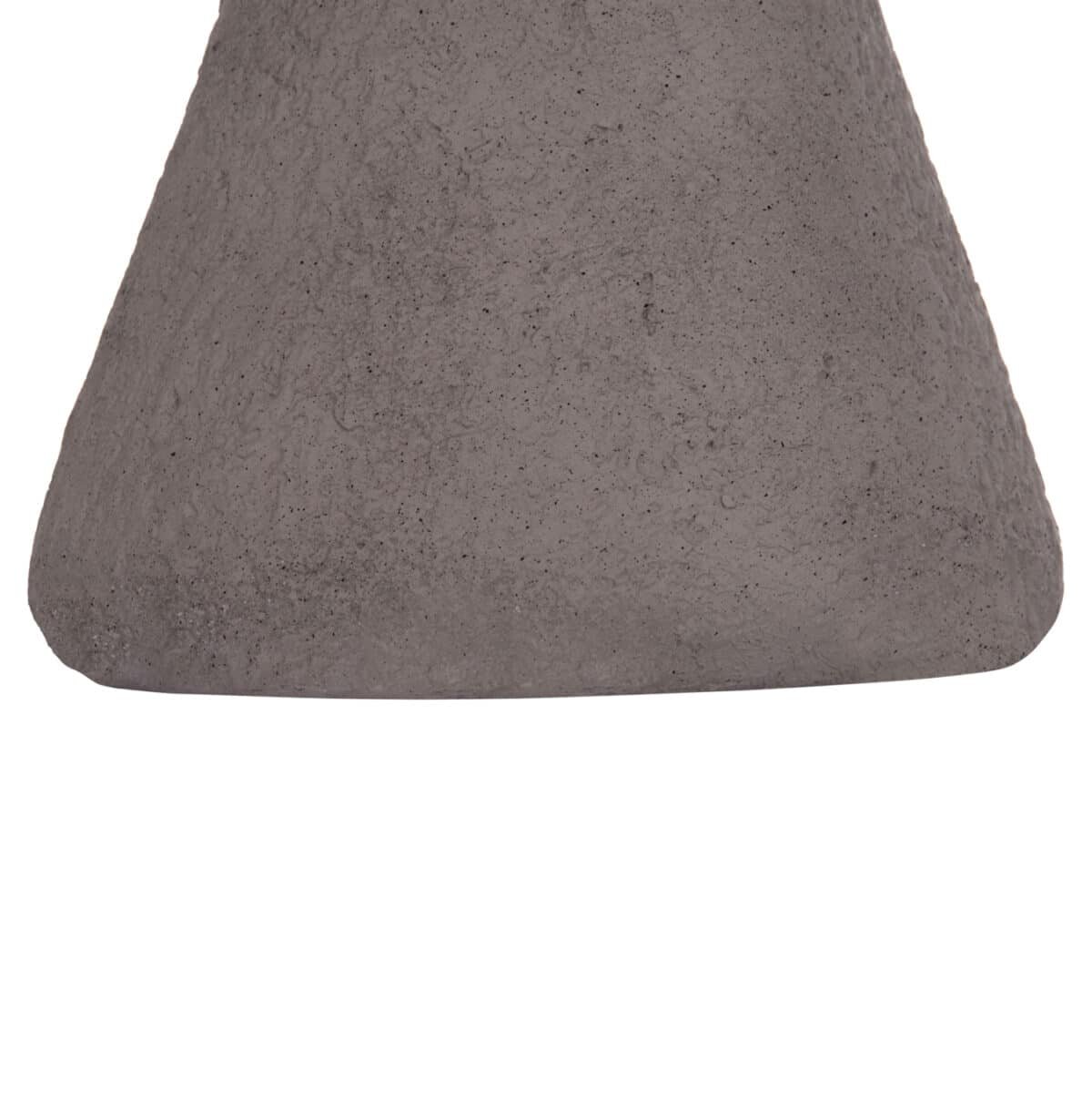 ΣΚΑΜΠΟ ΣΤΡΟΓΓΥΛΟ INTERON HM18171.03 FIBER CEMENT ΣΕ ΓΚΡΙ--Φ34x39Υεκ. - Image 8