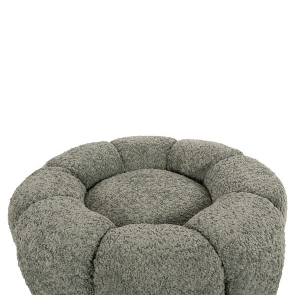 ΣΚΑΜΠΟ ΣΤΡΟΓΓΥΛΟ KRIPP HM9602.05 ΦΥΣΤΙΚΙ ΜΠΟΥΚΛΕ-ΜΑΥΡΗ ΜΕΤΑΛΛΙΚΗ ΒΑΣΗ Φ60x31Υεκ. - Image 5