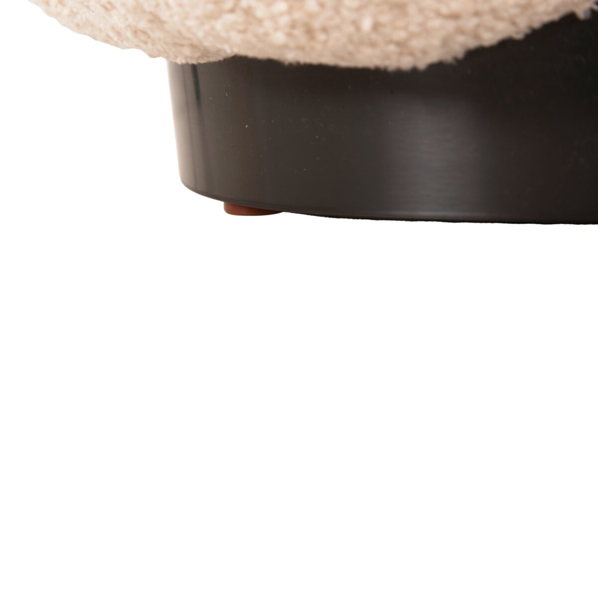 ΣΚΑΜΠΟ ΣΤΡΟΓΓΥΛΟ KRIPP HM9602.06 ΕΚΡΟΥ ΜΠΟΥΚΛΕ-ΜΑΥΡΗ ΜΕΤΑΛΛΙΚΗ ΒΑΣΗ Φ60x31Υεκ. - Image 6