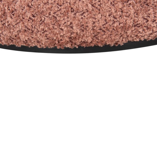 ΣΚΑΜΠΟ ΣΤΡΟΓΓΥΛΟ LINNER HM9604.02 ΜΠΟΥΚΛΕ ΥΦΑΣΜΑ ΡΟΖ-ΜΑΥΡΗ ΛΕΠΤΟΜΕΡΕΙΑ Φ38x44 εκ. - Image 7