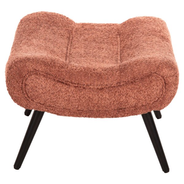 ΣΚΑΜΠΟ-ΥΠΟΠΟΔΙΟ KEMBA HM9606.02 ΡΟΖ ΜΠΟΥΚΛΕ-ΜΑΥΡΑ ΞΥΛΙΝΑ ΠΟΔΙΑ 68X58X40Υ εκ. - Image 8