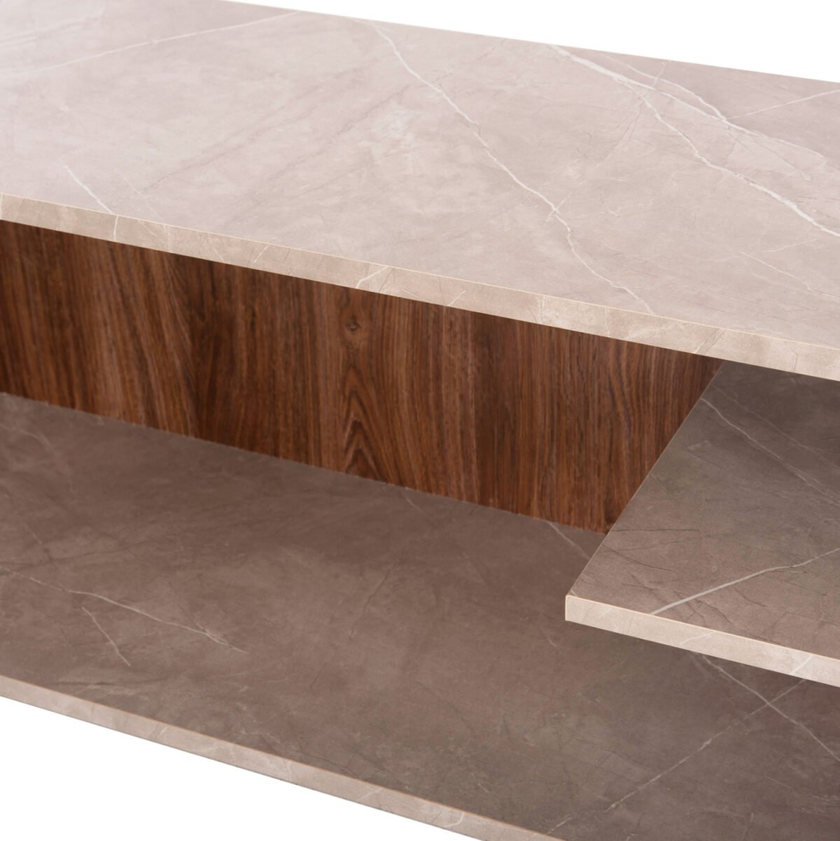 ΣΥΝΘΕΤΟ ΤΗΛΕΟΡΑΣΗΣ EDELIE HM8908.14 ΜΕΛΑΜΙΝΗ ΓΚΡΙ STONE TEXTURE-ΦΥΣΙΚΟ 150x29,5x120Υεκ. - Image 5