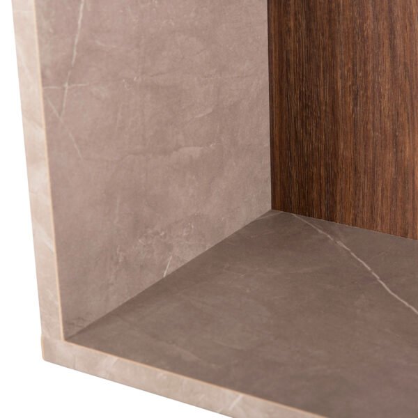 ΣΥΝΘΕΤΟ ΤΗΛΕΟΡΑΣΗΣ EDELIE HM8908.14 ΜΕΛΑΜΙΝΗ ΓΚΡΙ STONE TEXTURE-ΦΥΣΙΚΟ 150x29,5x120Υεκ. - Image 7