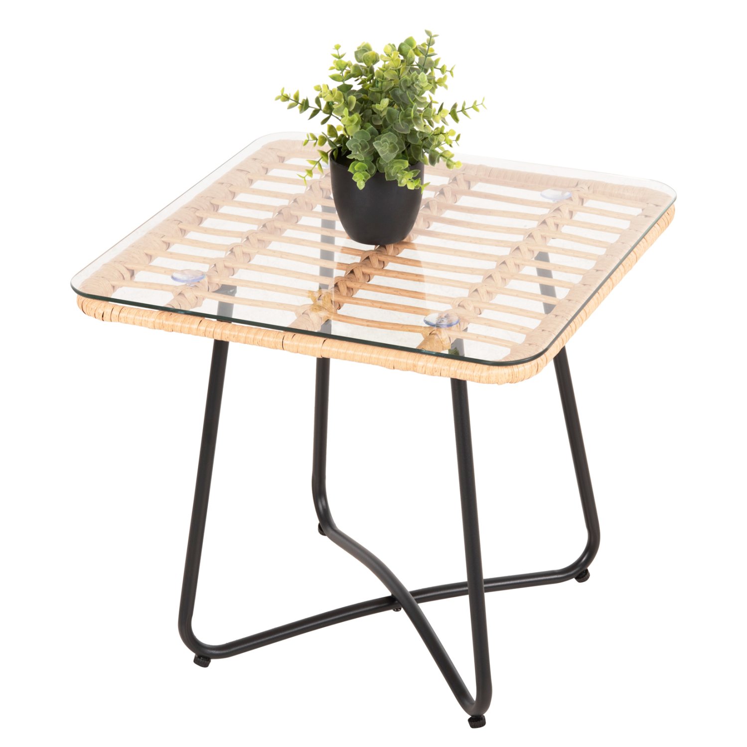 ΤΡΑΠΕΖΑΚΙ GERRY HM5717.11 ΜΕ WICKER ΜΠΕΖ-ΜΑΥΡΟ ΜΕΤΑΛ.ΣΚΕΛΕΤΟ 50x50x47 ΤΡΑΠΕΖΑΚΙ GERRY HM5717.11 ΜΕ WICKER ΜΠΕΖ-ΜΑΥΡΟ ΜΕΤΑΛ.ΣΚΕΛΕΤΟ 50x50x47