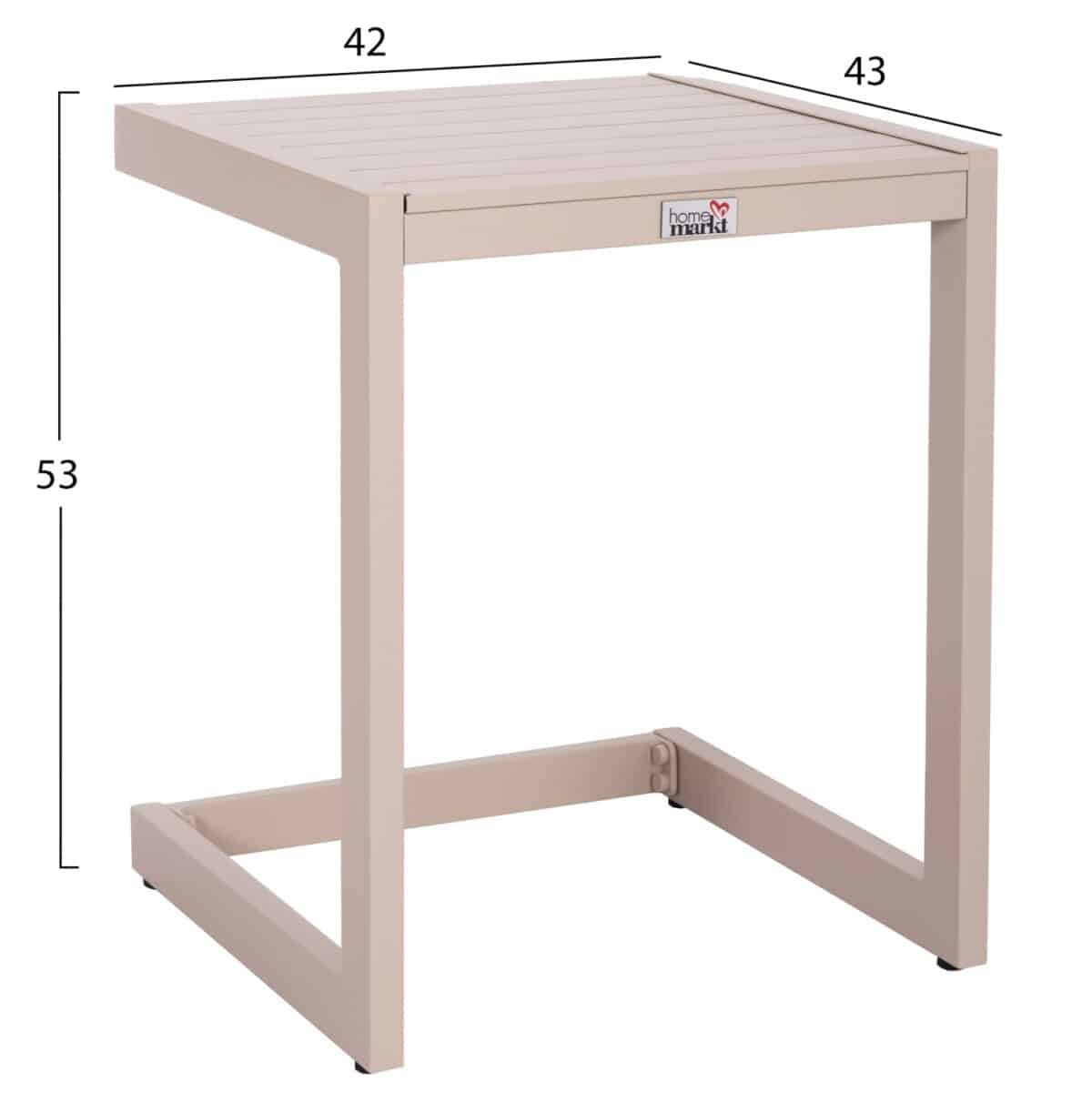 ΤΡΑΠΕΖΑΚΙ ΞΑΠΛΩΣΤΡΑΣ BELLING HM6274.04 ΑΛΟΥΜΙΝΙΟ ΣΕ ΣΑΜΠΑΝΙ 42x43x53Υεκ. - Image 2