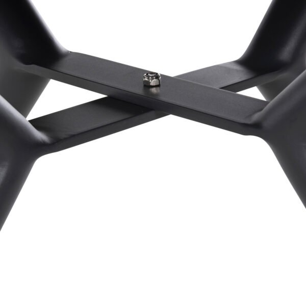 ΤΡΑΠΕΖΙ ΑΛΟΥΜΙΝΙΟΥ ΣΤΡΟΓΓΥΛΟ HIGER HM6061.03 ΑΝΘΡΑΚΙ Φ126Χ73Υεκ. - Image 8