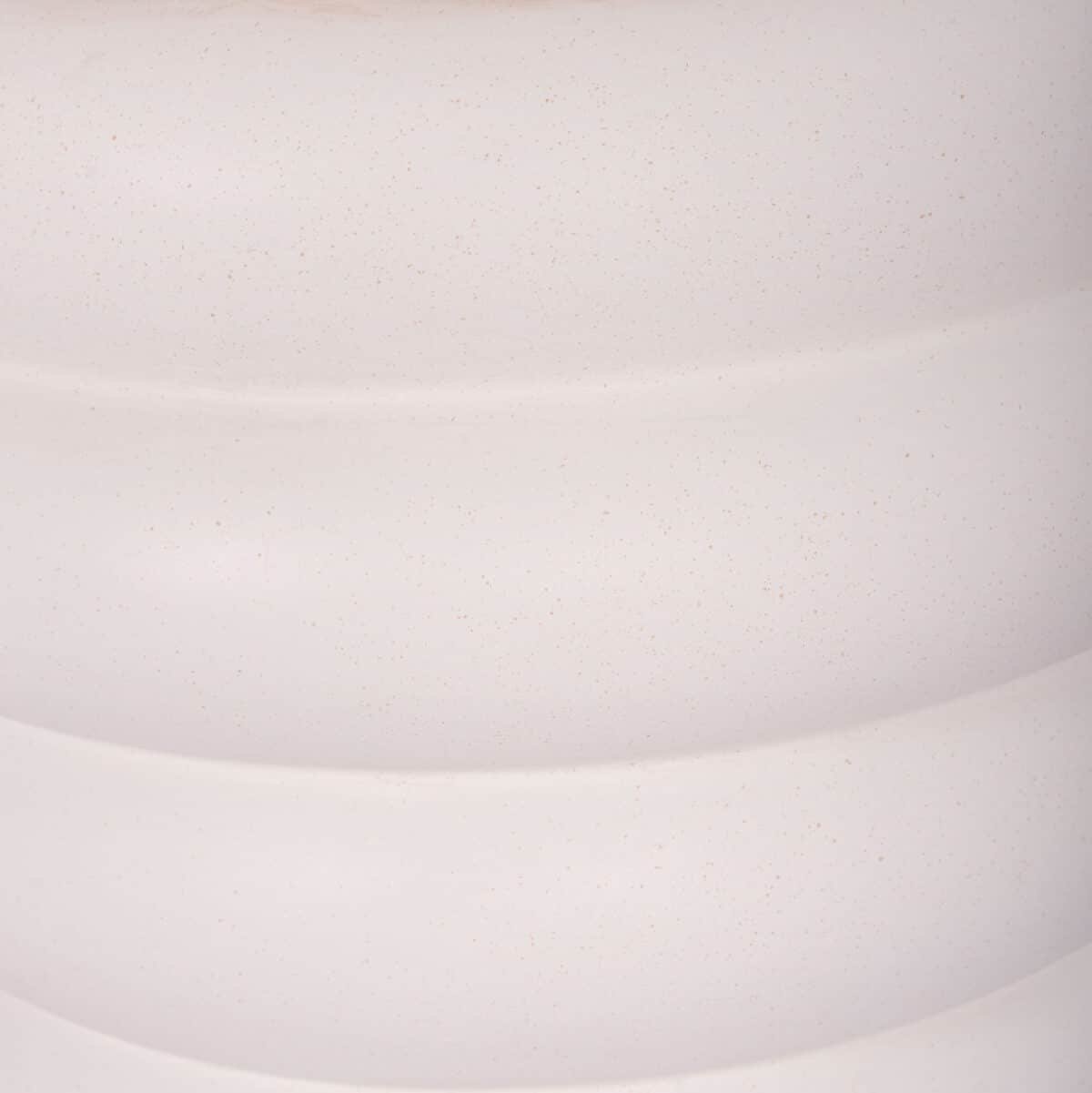 ΤΡΑΠΕΖΙ ΒΟΗΘΗΤΙΚΟ PUFFAT HM18172.02 FIBER CEMENT ΛΕΥΚΟ- ΞΥΛΟ TEAK TOP Φ45x46Υεκ. - Image 8