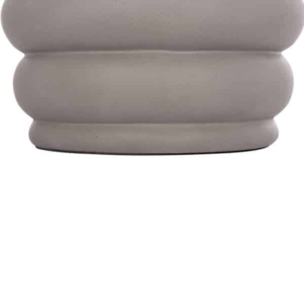 ΤΡΑΠΕΖΙ ΒΟΗΘΗΤΙΚΟ PUFFAT HM18172.03 FIBER CEMENT ΓΚΡΙ- ΞΥΛΟ TEAK TOP Φ45x46Υεκ. - Image 10