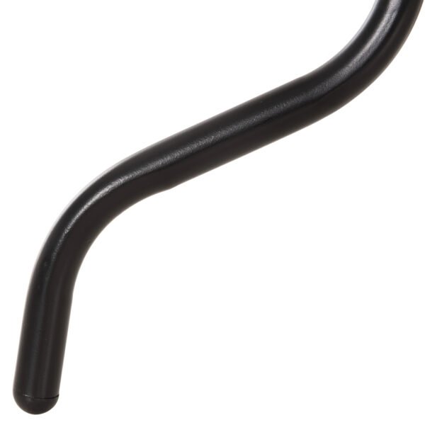 ΤΡΑΠΕΖΙ ΒΟΗΘΗΤΙΚΟ FIGO HM6067.03 ΜΕΤΑΛΛΙΚΟ ΜΑΥΡΟ-ΓΥΑΛΙΝΗ ΕΠΙΦΑΝΕΙΑ 45x45x51Yεκ - Image 8