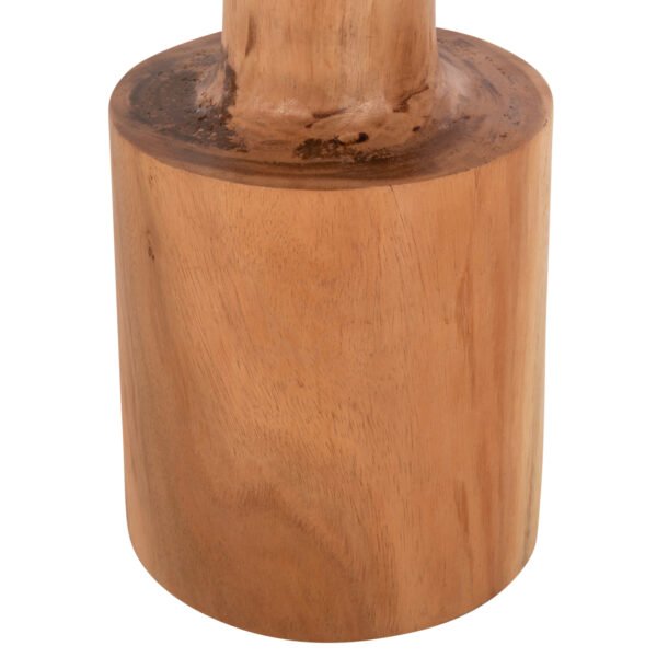 ΤΡΑΠΕΖΙ ΒΟΗΘΗΤΙΚΟ BERMAL HM9889 ΜΑΣΙΦ ΞΥΛΟ SUAR ΣΕ ΦΥΣΙΚΟ Φ30x46Υεκ. - Image 6