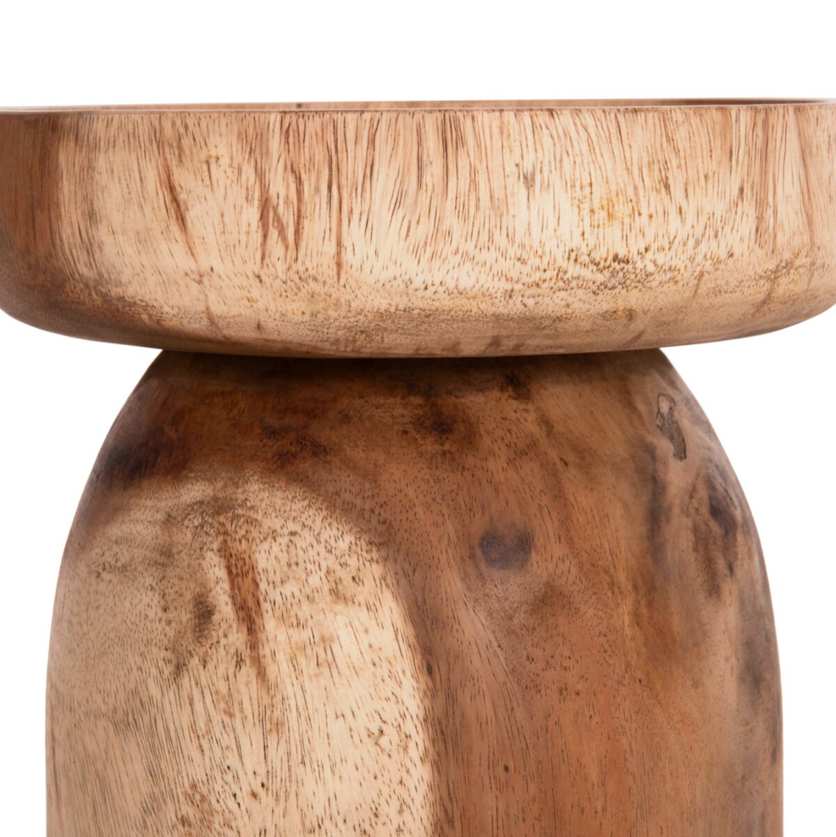 ΤΡΑΠΕΖΙ ΒΟΗΘΗΤΙΚΟ LOKI HM9899.11 ΜΑΣΙΦ ΞΥΛΟ SUAR ΣΕ ΦΥΣΙΚΟ Φ30x50Υεκ. - Image 8