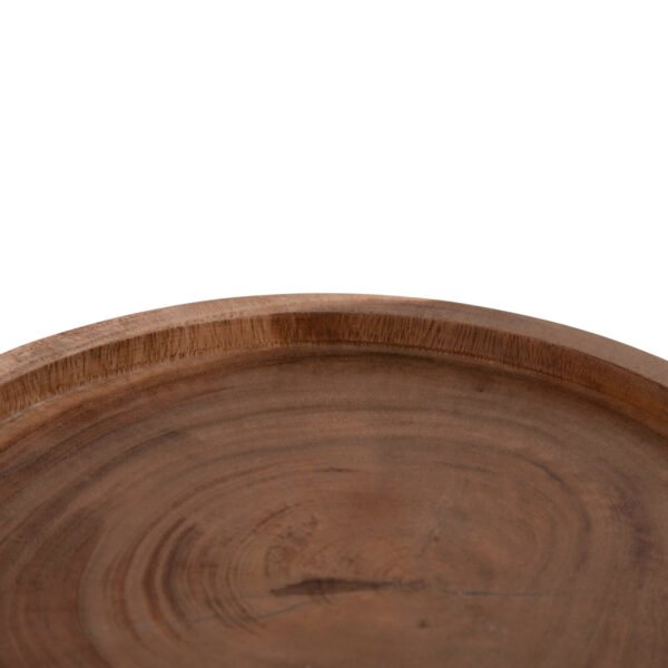 ΤΡΑΠΕΖΙ ΒΟΗΘΗΤΙΚΟ LOKI HM9899.11 ΜΑΣΙΦ ΞΥΛΟ SUAR ΣΕ ΦΥΣΙΚΟ Φ30x50Υεκ. - Image 9