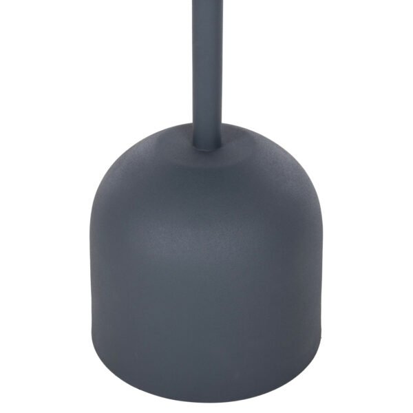 ΤΡΑΠΕΖΙ ΒΟΗΘΗΤΙΚΟ ΣΤΡΟΓΓΥΛΟ DELBEL HM4261.05 ΜΕΤΑΛΛΟ ΜΠΛΕ ΣΚΟΥΡΟ Φ39,5x53,5Υ εκ. - Image 6