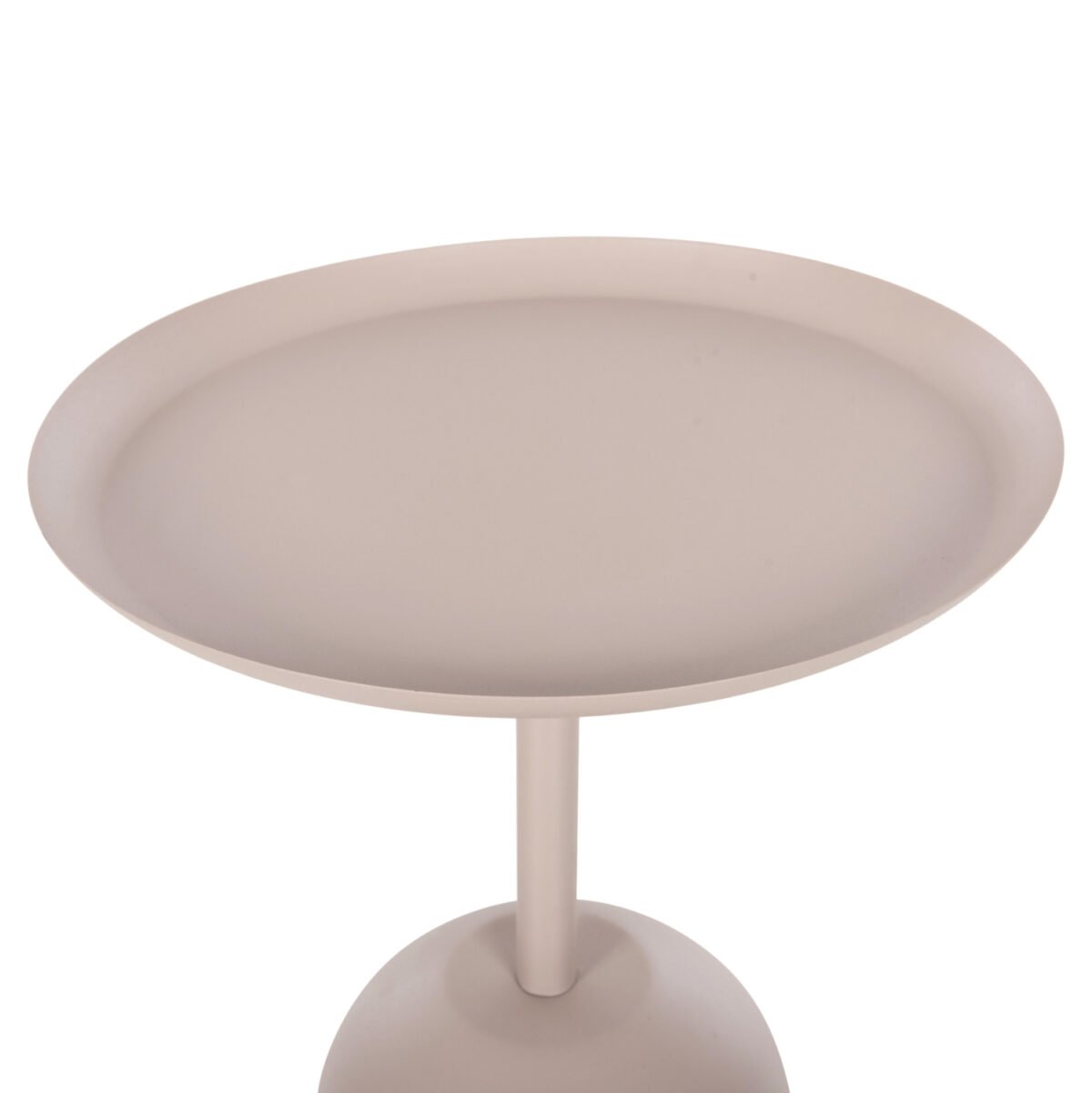 ΤΡΑΠΕΖΙ ΒΟΗΘΗΤΙΚΟ ΣΤΡΟΓΓΥΛΟ DELBEL HM4265.10 ΜΕΤΑΛΛΟ ΣΕ ΕΚΡΟΥ Φ45,5x58,5 εκ. - Image 7