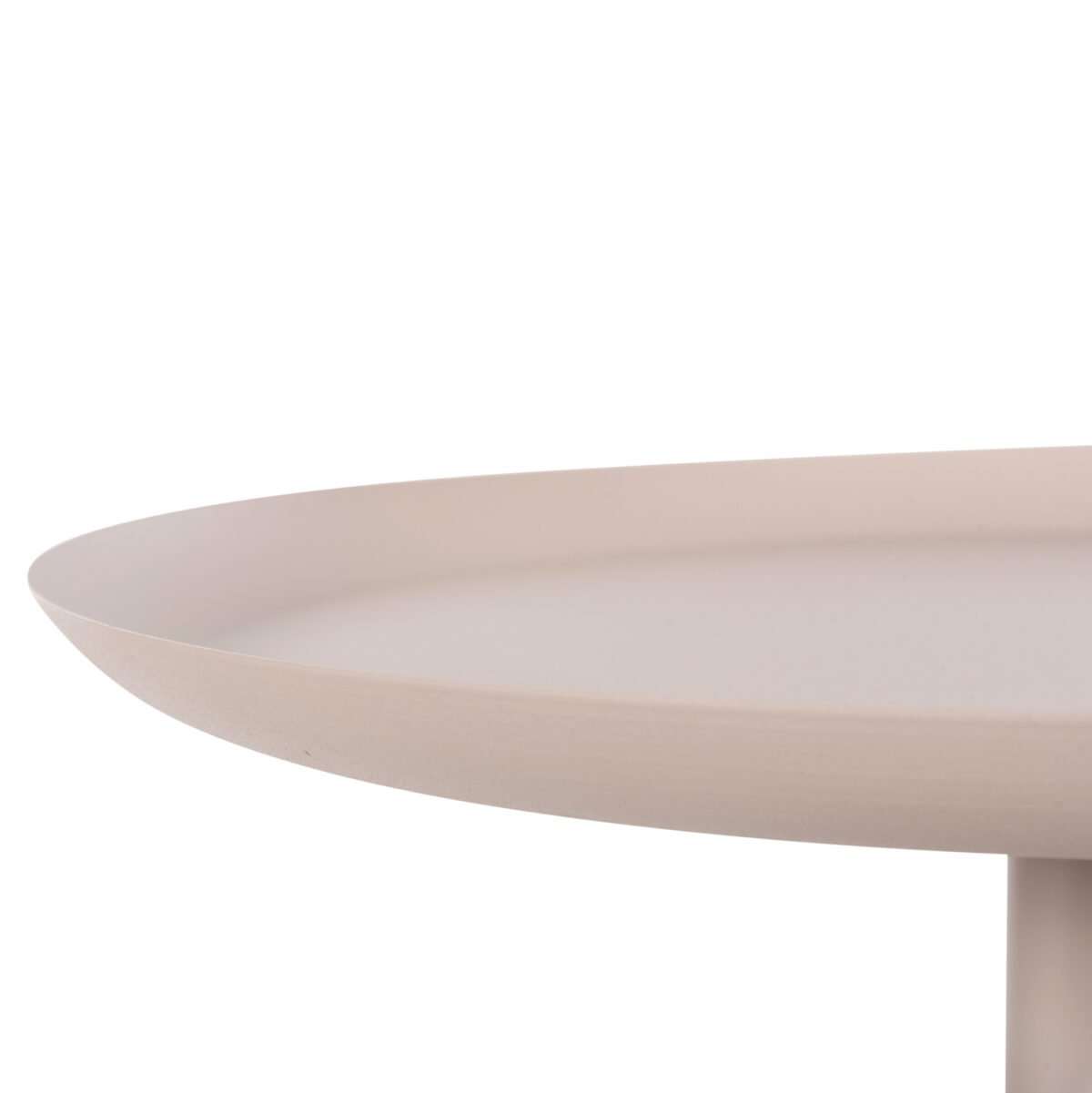 ΤΡΑΠΕΖΙ ΒΟΗΘΗΤΙΚΟ ΣΤΡΟΓΓΥΛΟ DELBEL HM4265.10 ΜΕΤΑΛΛΟ ΣΕ ΕΚΡΟΥ Φ45,5x58,5 εκ. - Image 8