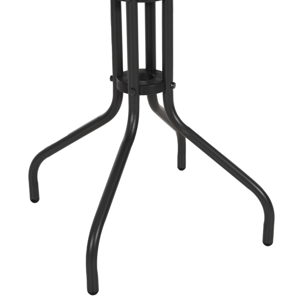 ΤΡΑΠΕΖΙ ΕΞ.ΧΩΡΟΥ ΣΤΡΟΓΓΥΛΟ LINO HM5973.01 ΜΕΤΑΛΛΙΚΟ ΓΚΡΙ Φ60x70Υεκ. - Image 6