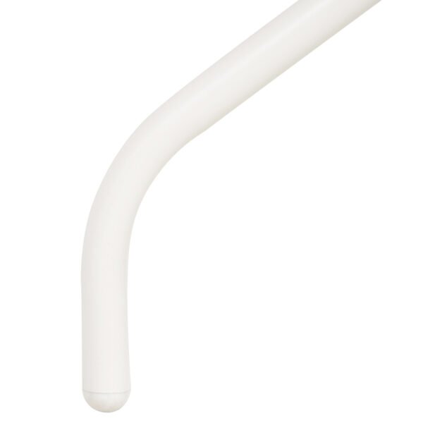 ΤΡΑΠΕΖΙ ΕΞ.ΧΩΡΟΥ ΣΤΡΟΓΓΥΛΟ LINO HM5973.02 ΜΕΤΑΛΛΙΚΟ ΛΕΥΚΟ Φ60x70Υεκ. - Image 8