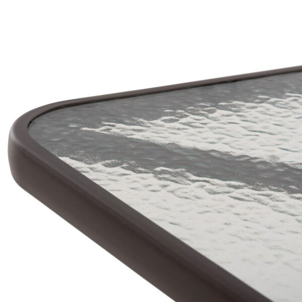 ΤΡΑΠΕΖΙ ΕΞΩΤ.ΧΩΡΟΥ FIGO HM5972.02 ΜΕΤΑΛΛΟ ΚΑΦΕ-ΓΥΑΛΙΝΗ ΕΠΙΦΑΝΕΙΑ 80Χ80Χ71Υεκ - Image 5