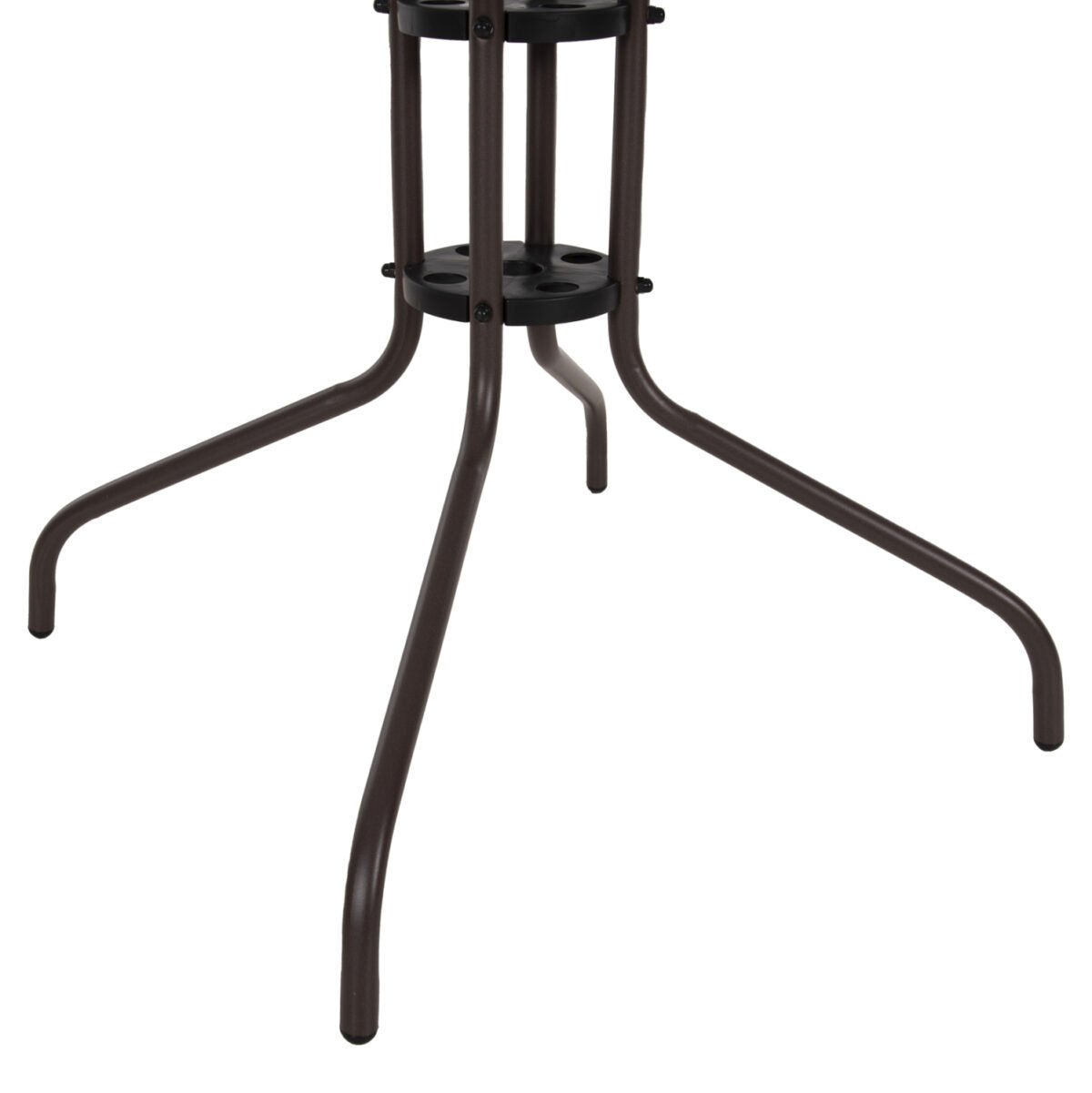 ΤΡΑΠΕΖΙ ΕΞΩΤ.ΧΩΡΟΥ FIGO HM5972.02 ΜΕΤΑΛΛΟ ΚΑΦΕ-ΓΥΑΛΙΝΗ ΕΠΙΦΑΝΕΙΑ 80Χ80Χ71Υεκ - Image 6