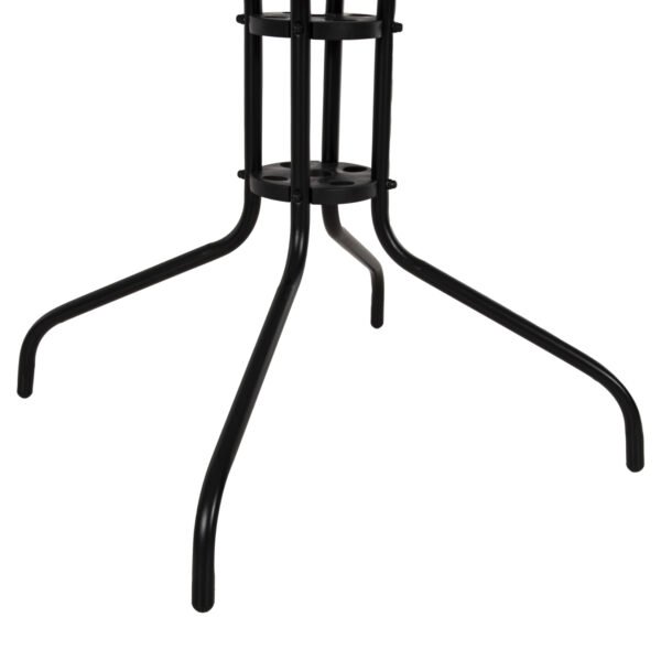 ΤΡΑΠΕΖΙ ΕΞΩΤ.ΧΩΡΟΥ FIGO HM5972.03 ΜΕΤΑΛΛΟ ΜΑΥΡΟ-ΓΥΑΛΙΝΗ ΕΠΙΦΑΝΕΙΑ 80Χ80Χ71Υεκ - Image 7