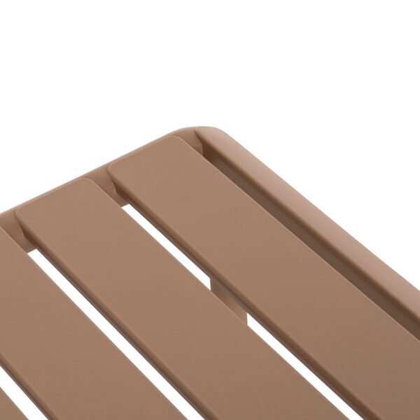 ΤΡΑΠΕΖΙ ΣΑΛΟΝΙΟΥ ΕΞΩΤΕΡΙΚΟΥ ΧΩΡΟΥ ΧΑΜΗΛΟ KORVER HM6334.04 ΠΟΛΥΠΡΟΠΥΛΕΝΙΟ ΚΑΠΟΥΤΣΙΝΟ 100x60x46Υεκ - Image 6