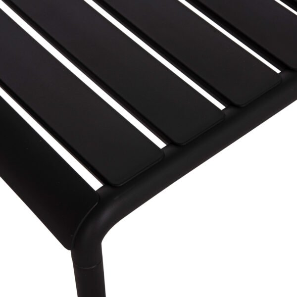 ΤΡΑΠΕΖΙ ΣΑΛΟΝΙΟΥ ΕΞΩΤΕΡΙΚΟΥ ΧΩΡΟΥ ΧΑΜΗΛΟ KORVER HM6334.02 ΠΟΛΥΠΡΟΠΥΛΕΝΙΟ ΜΑΥΡΟ 100x60x46Υεκ - Image 7