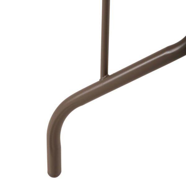 ΤΡΑΠΕΖΙ ADAM HM5020.04 ΜΕΤΑΛΛΙΚΟ ΣΑΜΠΑΝΙ ΜΕ ΓΥΑΛΙΝΗ ΕΠΙΦΑΝΕΙΑ 110Χ60Χ71Υεκ. - Image 8