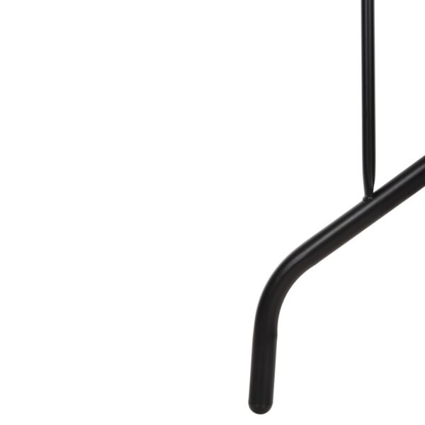 ΤΡΑΠΕΖΙ ADAM HM5679.03 ΜΕΤΑΛΛΙΚΟ ΜΑΥΡΟ ΜΕ ΓΥΑΛΙΝΗ ΕΠΙΦΑΝΕΙΑ 120Χ70Χ70Υεκ. - Image 9