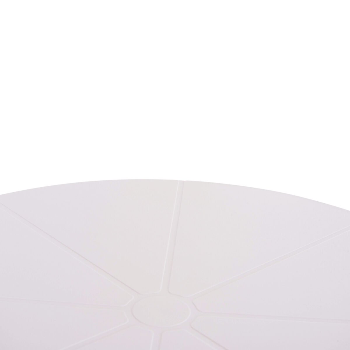 ΤΡΑΠΕΖΙ ΜΠΑΡ ΣΤΡΟΓΓΥΛΟ TERRIN HM6126.11 ΠΟΛΥΠΡΟΠΥΛΕΝΙΟ ΛΕΥΚΟ Φ60x106Υεκ. - Image 5