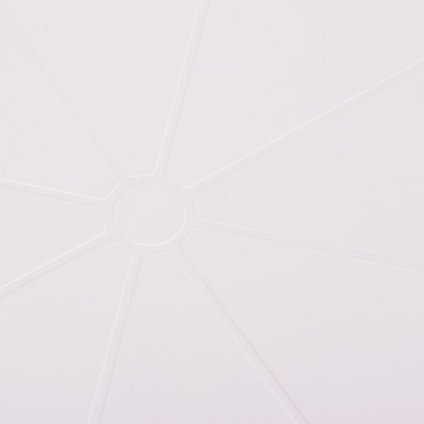 ΤΡΑΠΕΖΙ ΜΠΑΡ ΣΤΡΟΓΓΥΛΟ TERRIN HM6126.11 ΠΟΛΥΠΡΟΠΥΛΕΝΙΟ ΛΕΥΚΟ Φ60x106Υεκ. - Image 7