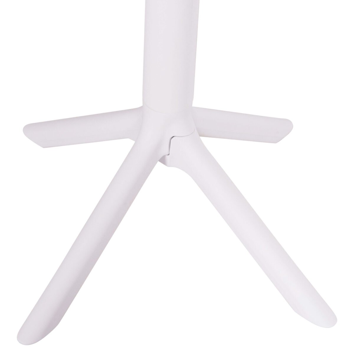 ΤΡΑΠΕΖΙ ΜΠΑΡ ΣΤΡΟΓΓΥΛΟ TERRIN HM6126.11 ΠΟΛΥΠΡΟΠΥΛΕΝΙΟ ΛΕΥΚΟ Φ60x106Υεκ. - Image 8