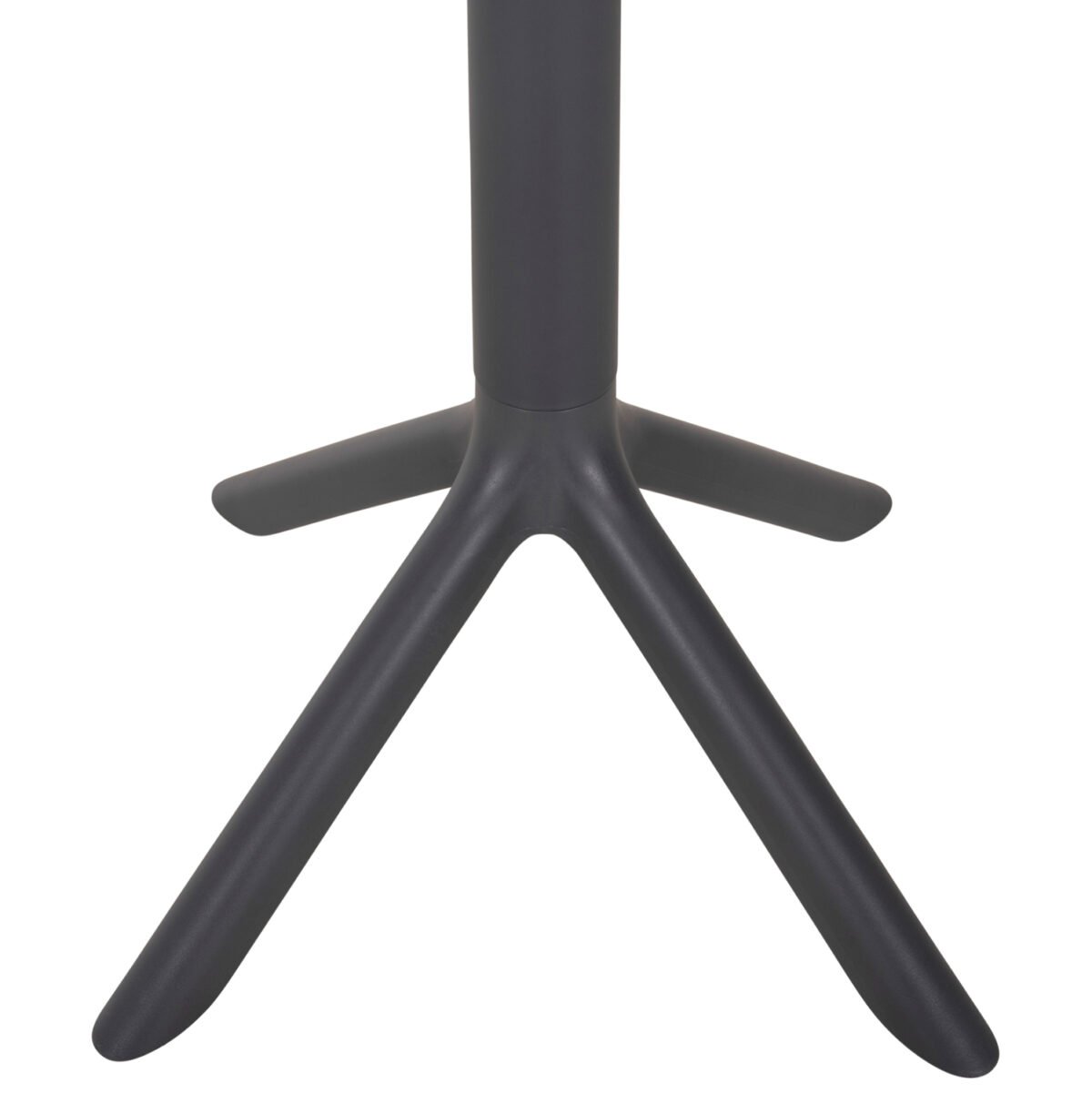 ΤΡΑΠΕΖΙ ΜΠΑΡ ΣΤΡΟΓΓΥΛΟ TERRIN HM6126.20 ΠΟΛΥΠΡΟΠΥΛΕΝΙΟ ΓΚΡΙ Φ60x106Υεκ. - Image 5