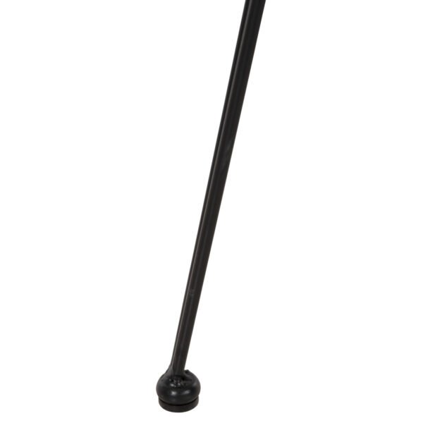 ΤΡΑΠΕΖΙ ΟΒΑΛ ΧΑΜΗΛΟ ALLEGRA HM5695.11 ΜΠΕΖ WICKER-ΜΑΥΡΟ ΜΕΤΑΛΛΟ 100x45x51,5Υεκ. - Image 8