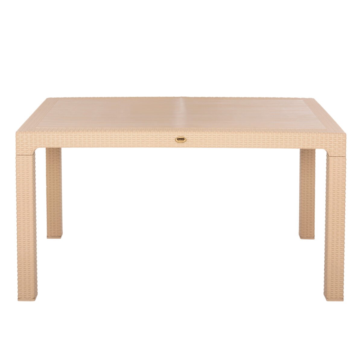 ΤΡΑΠΕΖΙ ΠΟΛΥΠΡΟΠΥΛΕΝΙΟΥ ΟΡΘΟΓΩΝΙΟ TODOR HM6147.04 ΚΑΠΟΥΤΣΙΝΟ ΟΨΗ WICKER 140x80x75Υεκ. - Image 3