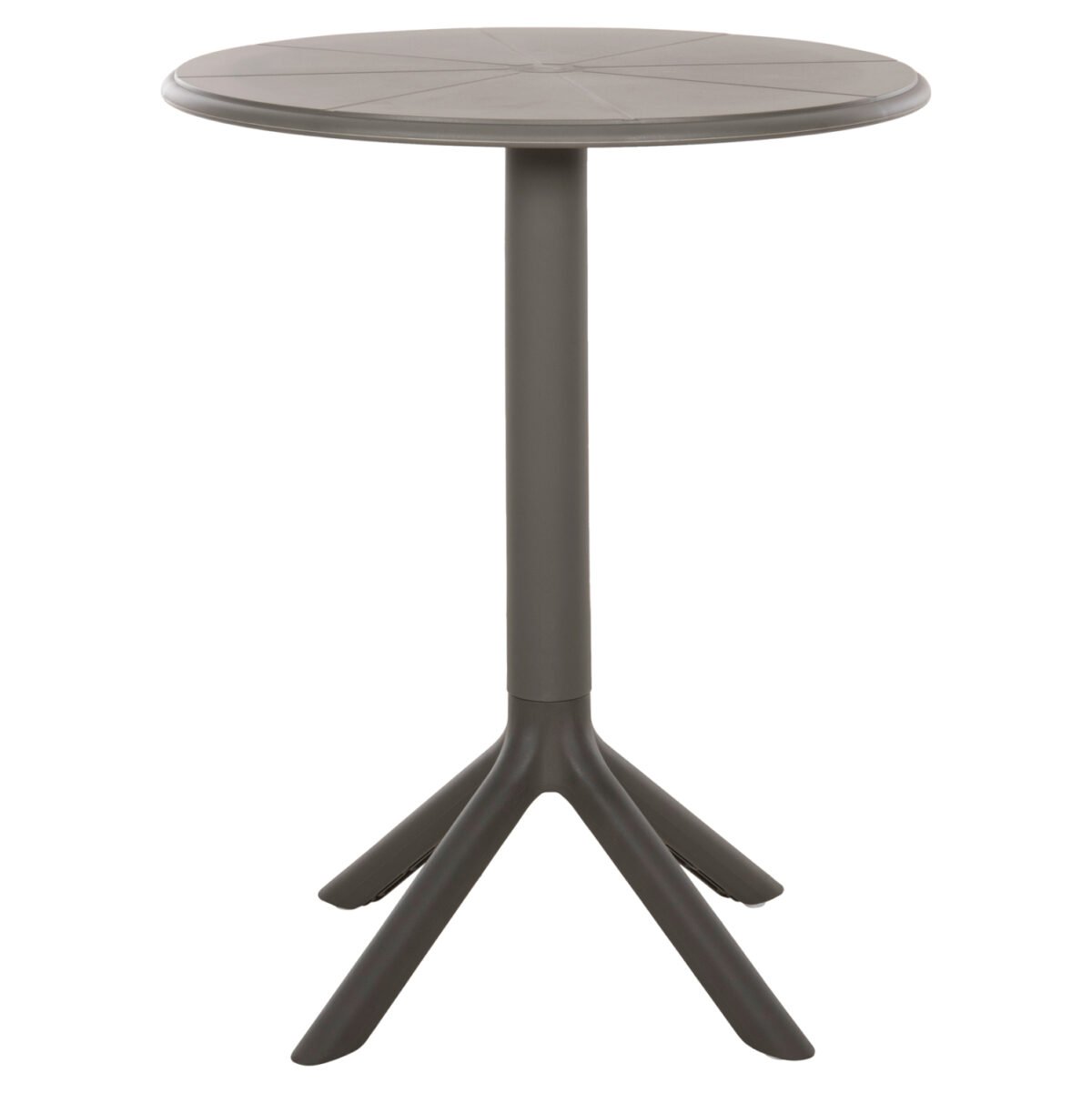 ΤΡΑΠΕΖΙ ΠΟΛΥΠΡΟΠΥΛΕΝΙΟΥ ΣΤΡΟΓΓΥΛΟ TERRIN HM6124.15 OLIVE GREEN Φ60x75Υεκ. - Image 3