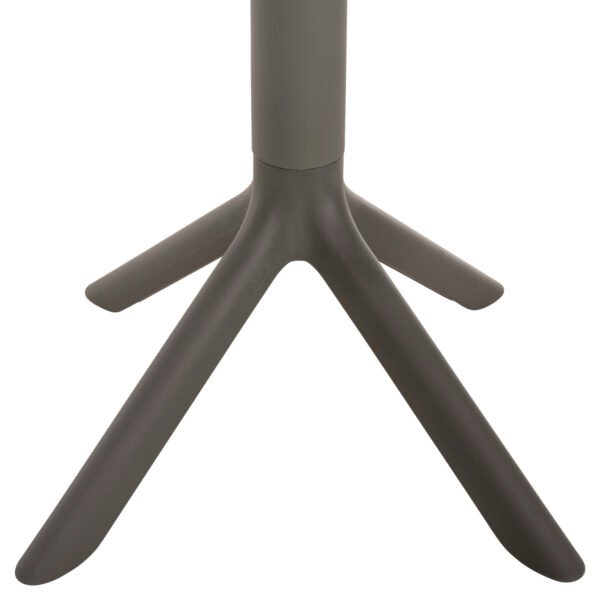 ΤΡΑΠΕΖΙ ΠΟΛΥΠΡΟΠΥΛΕΝΙΟΥ ΣΤΡΟΓΓΥΛΟ TERRIN HM6124.15 OLIVE GREEN Φ60x75Υεκ. - Image 5