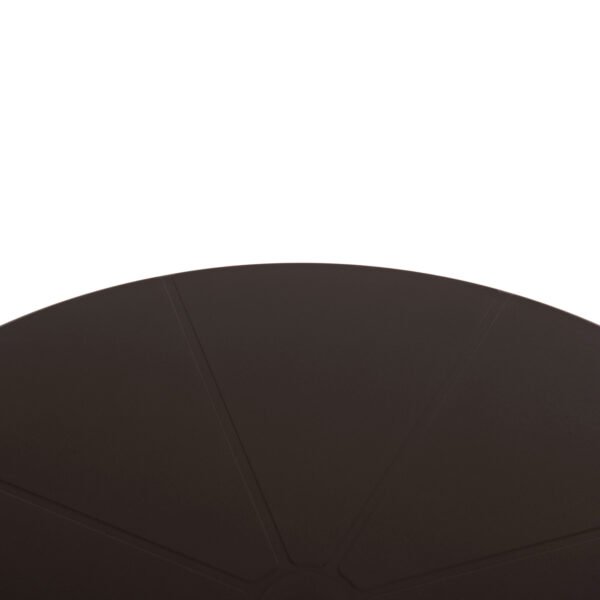 ΤΡΑΠΕΖΙ ΠΟΛΥΠΡΟΠΥΛΕΝΙΟΥ ΣΤΡΟΓΓΥΛΟ TERRIN HM6124.13 ΚΑΦΕ Φ60x75Υεκ. - Image 5