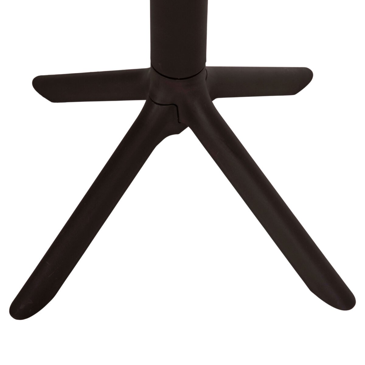 ΤΡΑΠΕΖΙ ΠΟΛΥΠΡΟΠΥΛΕΝΙΟΥ ΣΤΡΟΓΓΥΛΟ TERRIN HM6124.13 ΚΑΦΕ Φ60x75Υεκ. - Image 8