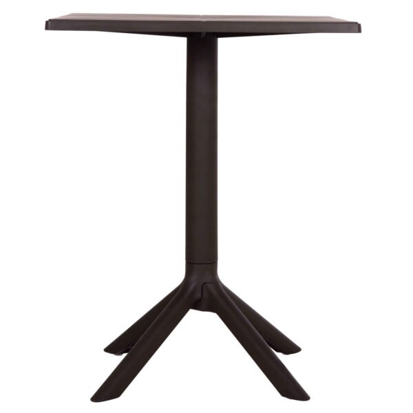 ΤΡΑΠΕΖΙ ΠΟΛΥΠΡΟΠΥΛΕΝΙΟΥ ΤΕΤΡΑΓΩΝΟ TERRIN HM6125.13 ΚΑΦΕ 60x60x75Υεκ. - Image 3