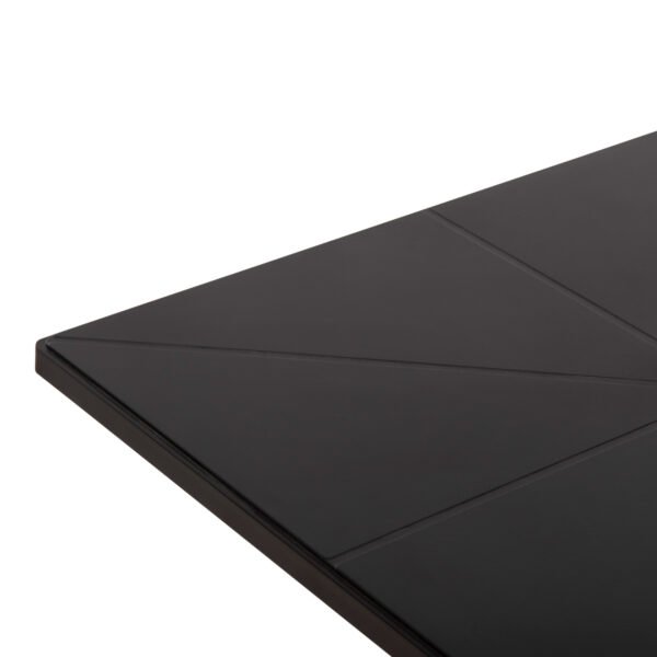 ΤΡΑΠΕΖΙ ΠΟΛΥΠΡΟΠΥΛΕΝΙΟΥ ΤΕΤΡΑΓΩΝΟ TERRIN HM6125.12 ΜΑΥΡΟ 60,5x60,5x76,5Υεκ. - Image 5