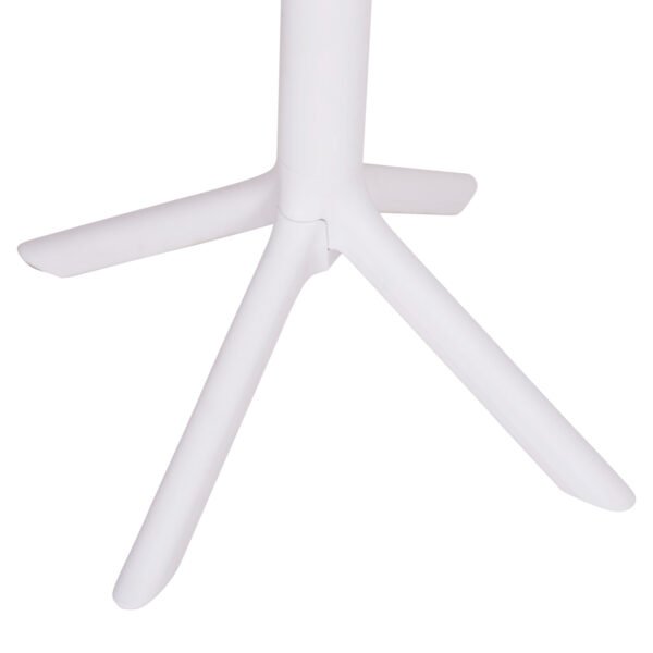 ΤΡΑΠΕΖΙ ΠΟΛΥΠΡΟΠΥΛΕΝΙΟΥ ΤΕΤΡΑΓΩΝΟ TERRIN HM6125.11 ΛΕΥΚΟ 60x60x75Υεκ. - Image 9