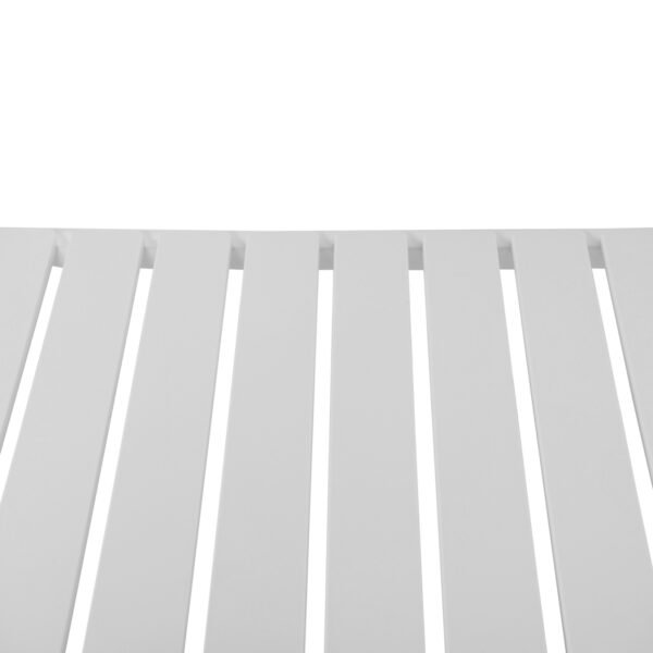 ΤΡΑΠΕΖΙ ΣΑΛΟΝΙΟΥ ΕΞΩΤΕΡΙΚΟΥ ΧΩΡΟΥ ΧΑΜΗΛΟ KORVER HM6334.01 ΠΟΛΥΠΡΟΠΥΛΕΝΙΟ ΛΕΥΚΟ 100x60x46Υεκ - Image 5