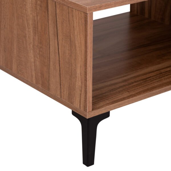 ΤΡΑΠΕΖΙ ΣΑΛΟΝΙΟΥ ΣΕΙΡΑ HARRY HM18007.01 ΜΕΛΑΜΙΝΗ ΦΥΣΙΚΟ ΞΥΛΟΥ-ΜΑΥΡΟ 110x60x43,5Υεκ. - Image 8