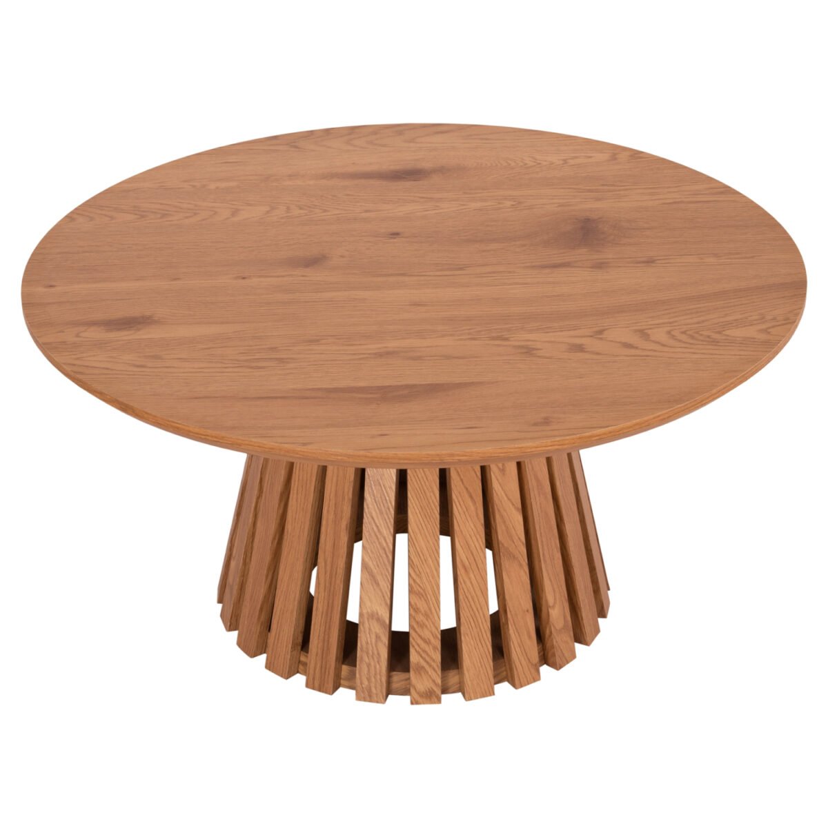 ΤΡΑΠΕΖΙ ΣΑΛΟΝΙΟΥ TALBERT HM18024 MDF ΣΕ ΑΝΟΙΧΤΟ ΦΥΣΙΚΟ ΞΥΛΟΥ Φ80x40,5Υεκ. - Image 4