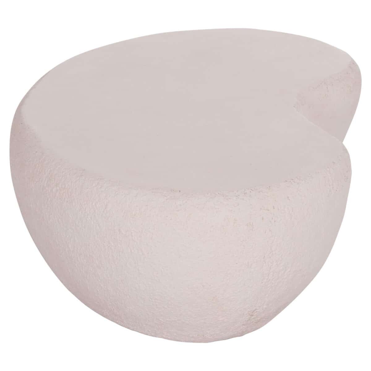 ΤΡΑΠΕΖΙ ΣΑΛΟΝΙΟΥ GERSON HM18151.02L FIBER CEMENT ΣΕ ΛΕΥΚΟ--122x78,5x40Υεκ. - Image 4