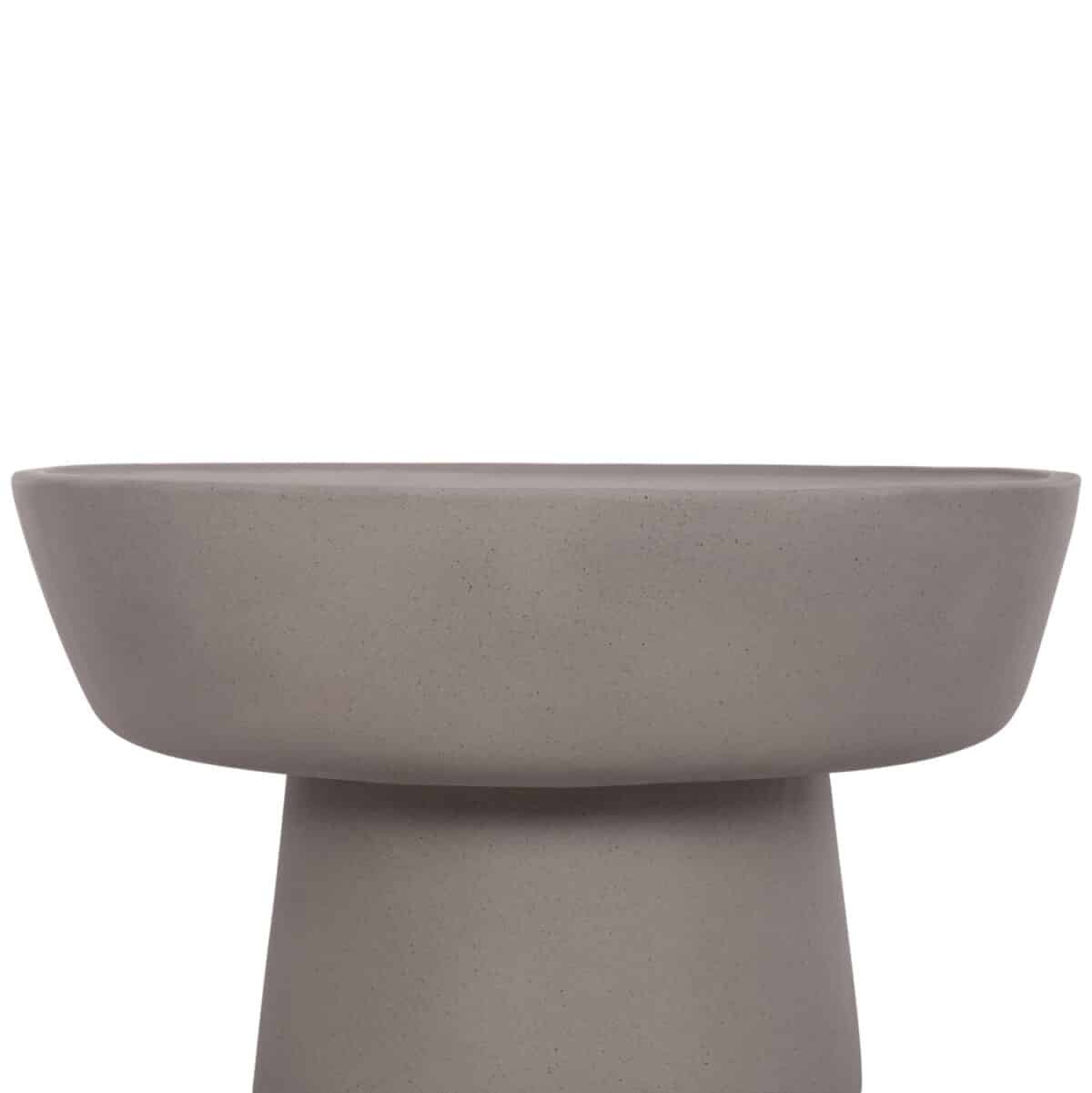 ΤΡΑΠΕΖΙ ΣΑΛΟΝΙΟΥ PIRSON HM18155.03 FIBER CEMENT ΣΕ ΓΚΡΙ--Φ60x36Υεκ. - Image 4