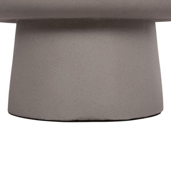 ΤΡΑΠΕΖΙ ΣΑΛΟΝΙΟΥ PIRSON HM18155.03 FIBER CEMENT ΣΕ ΓΚΡΙ--Φ60x36Υεκ. - Image 5