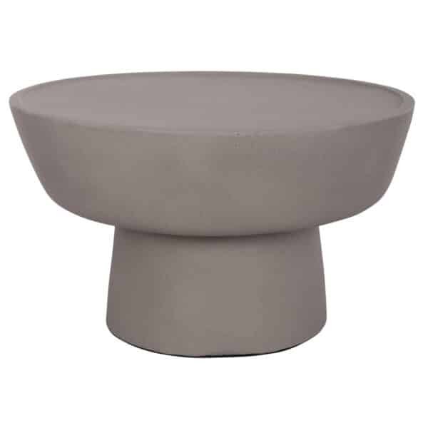 ΤΡΑΠΕΖΙ ΣΑΛΟΝΙΟΥ PIRSON HM18155.03 FIBER CEMENT ΣΕ ΓΚΡΙ--Φ60x36Υεκ.